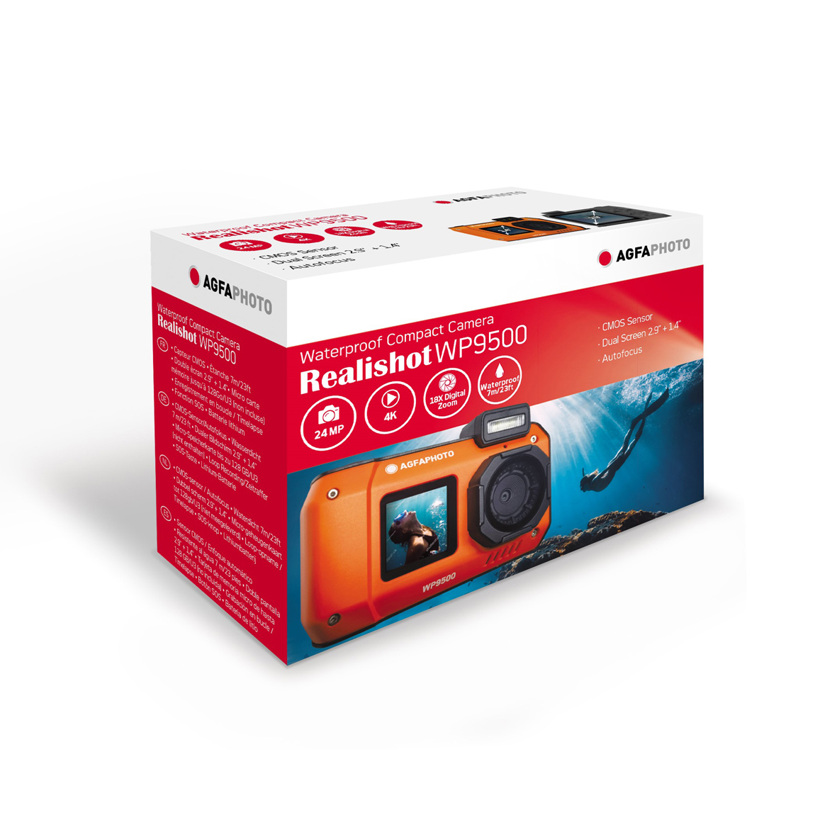 AgfaPhoto Realishot WP9500 orange Digitalkamera