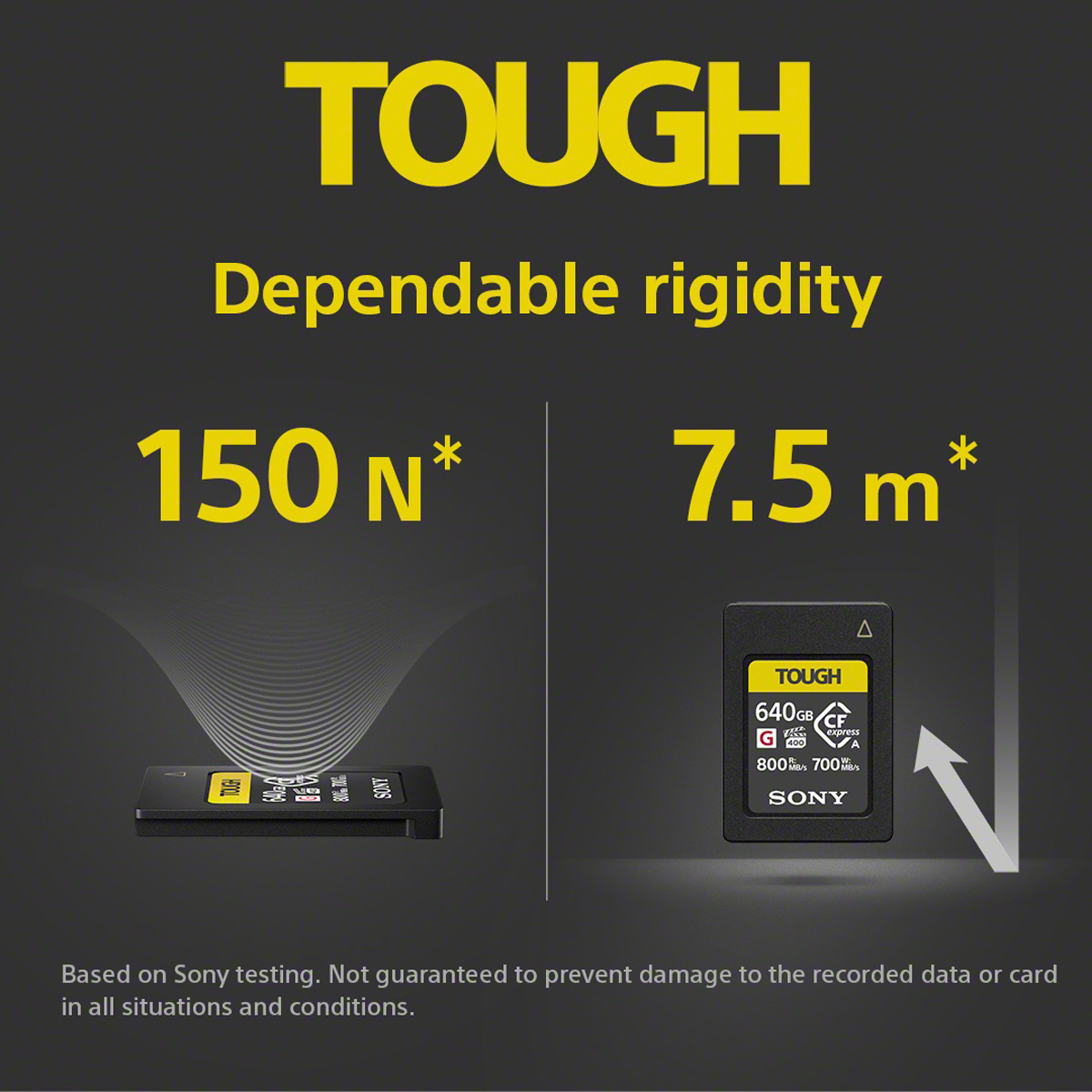 Sony CFexpress 640GB Typ A G-Serie (800/700 MB/s) Speicherkarte