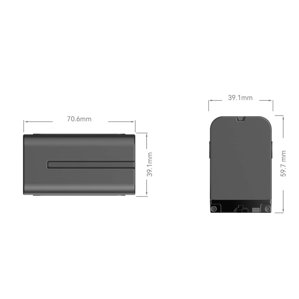 SmallRig 4073 NP-F970 Camera Battery, Li-Ion Akku
