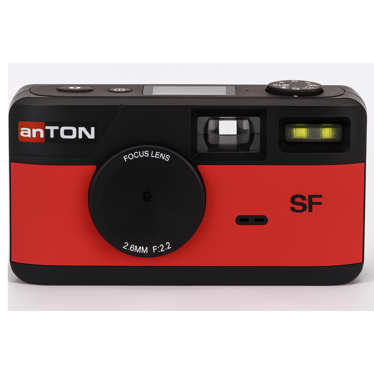 anTON K1 Screen Free rot, dig.Kamera ohne Display, inkl. 4GB Micro SD Karte