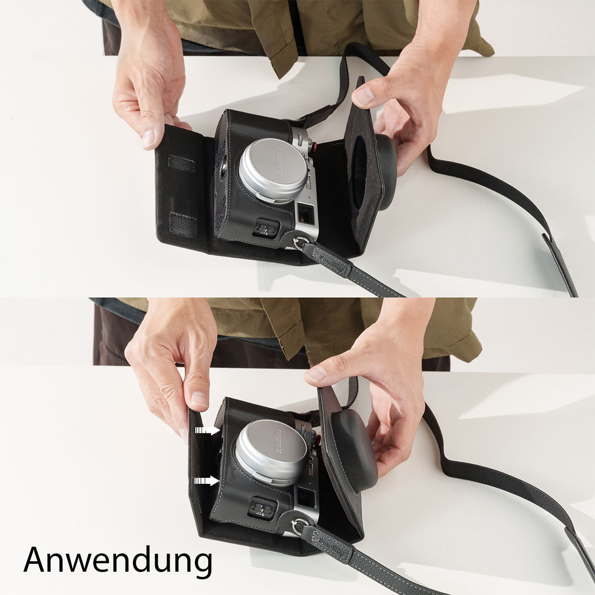 SmallRig 5622 Kamera Ledertasche Kit für Fujifilm X100VI schwarz