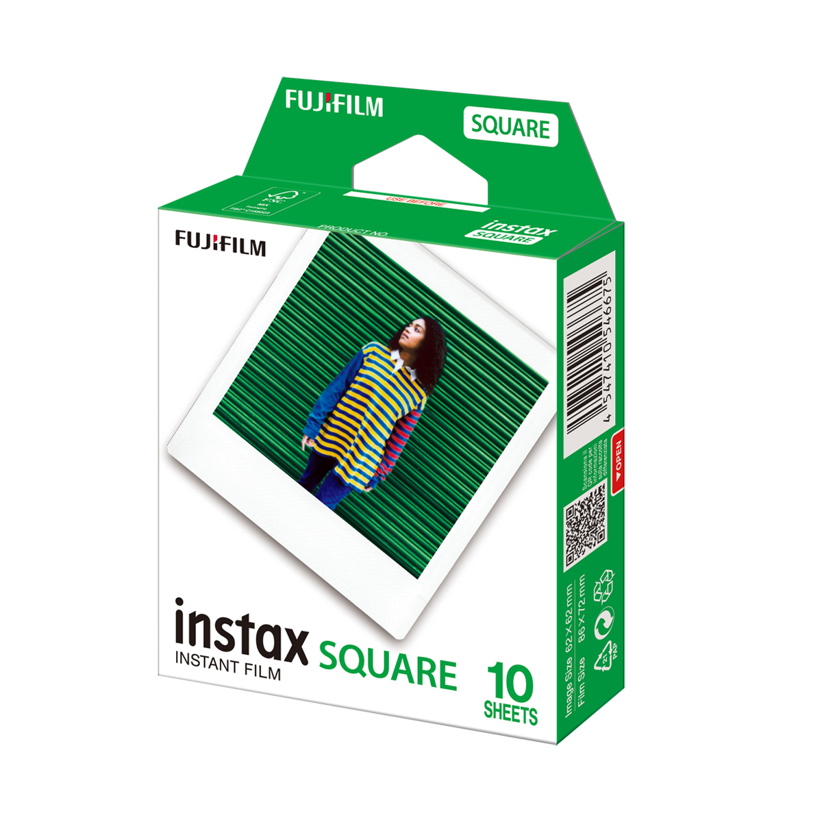 Fujifilm Instax SQUARE Film 10 Aufnahmen Sofortbildfilm