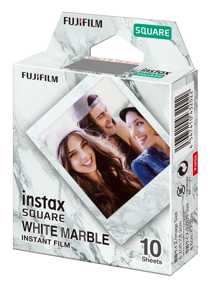 Fujifilm Instax SQUARE White Marble WW1 Sofortbildfilm