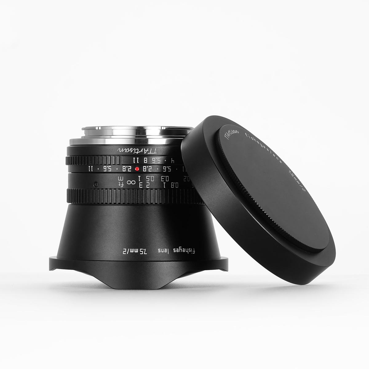 TTARTISAN 2/7,5 mm, Canon RF-Mount schwarz, Fisheye Objektiv