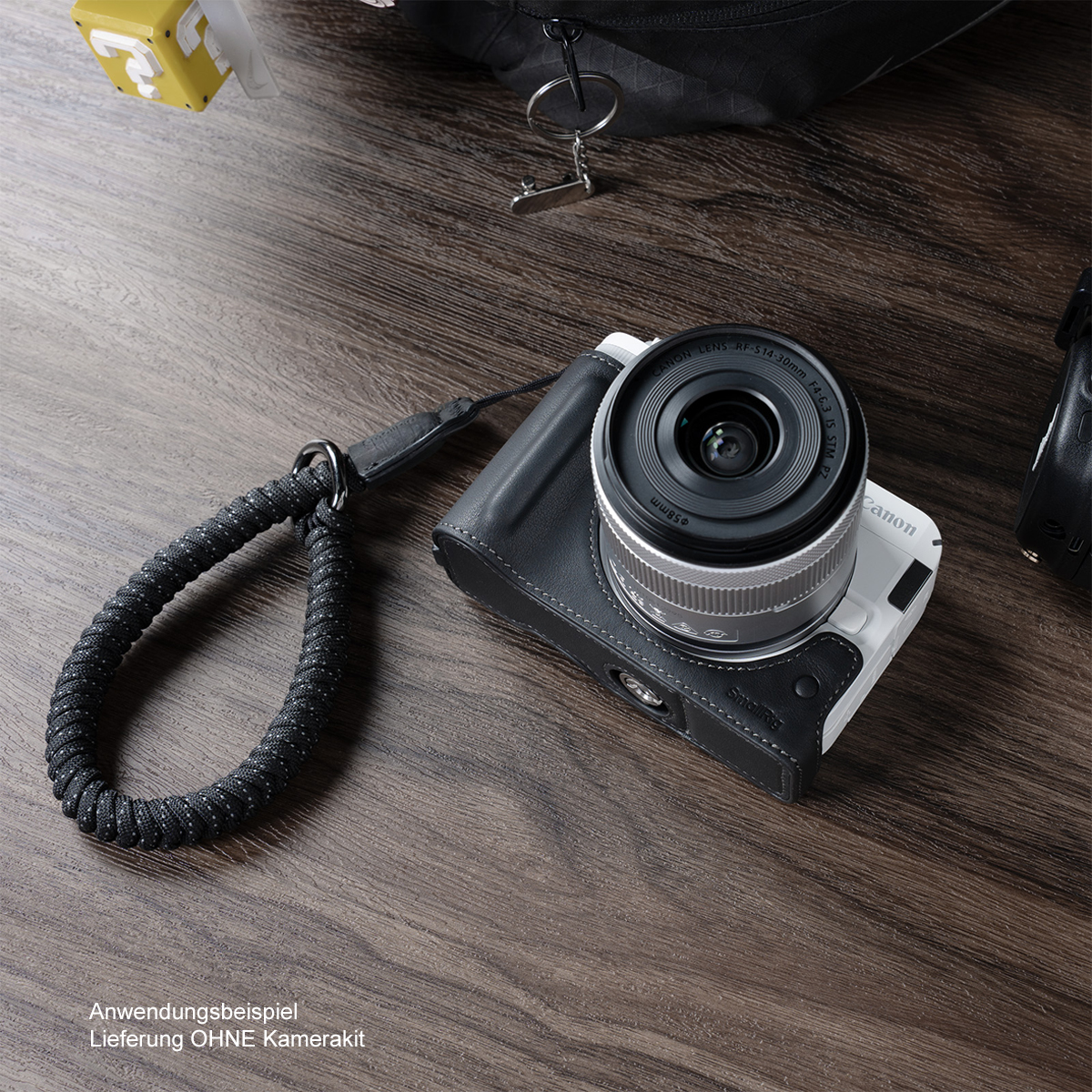SmallRig 5433 Leder-Halbschalen-Kit sw für Canon EOS R50V | 6941590023892