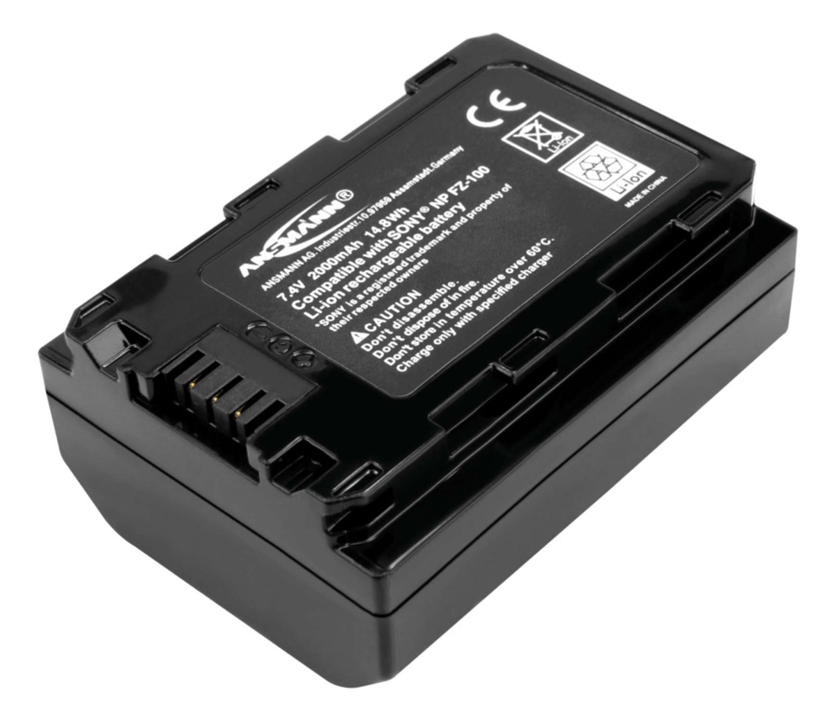 Ansmann NP FZ100 Lithium-Ionen Akku 2000 mAh