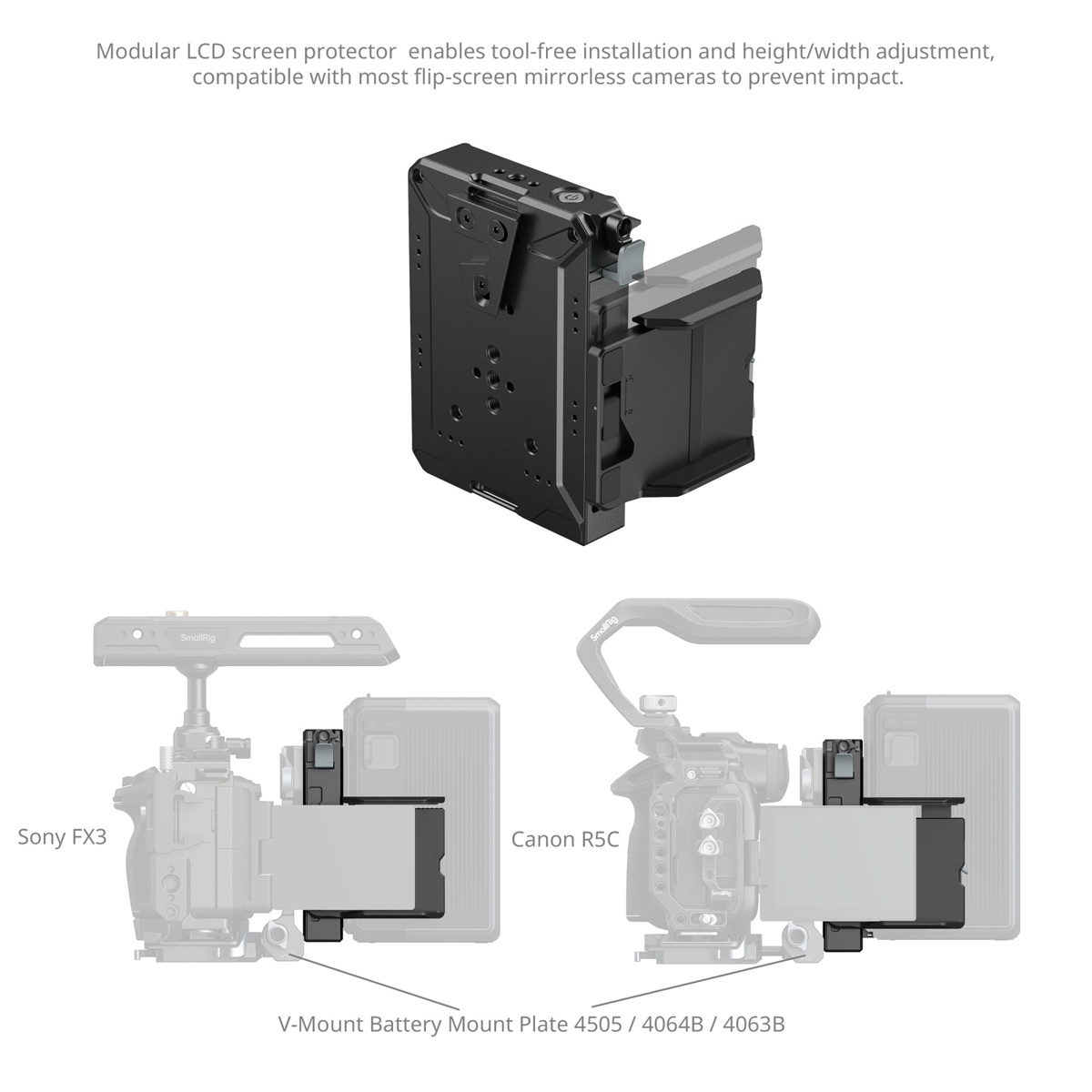 SmallRig 5228 V-Mount Akku Montageplatte