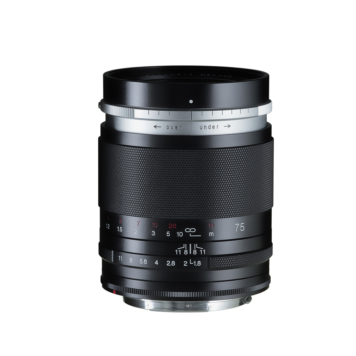 Voigtländer Portrait Heliar 1,8/75 mm RF-Mount, schwarz, Objektiv